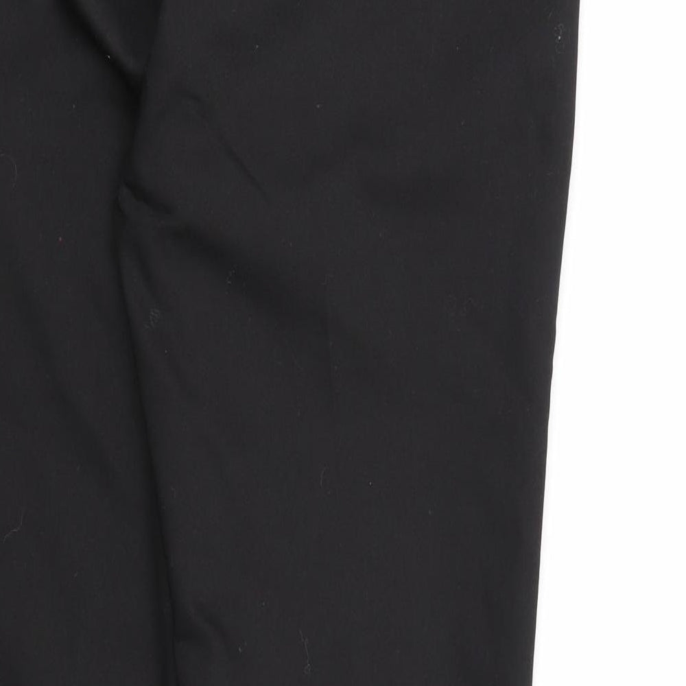 Lefties Womens Black  Rayon Dress Pants Trousers Size L L26 in