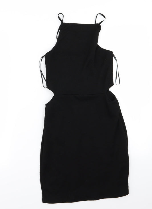 Topshop Womens Black   Pencil Dress  Size 8