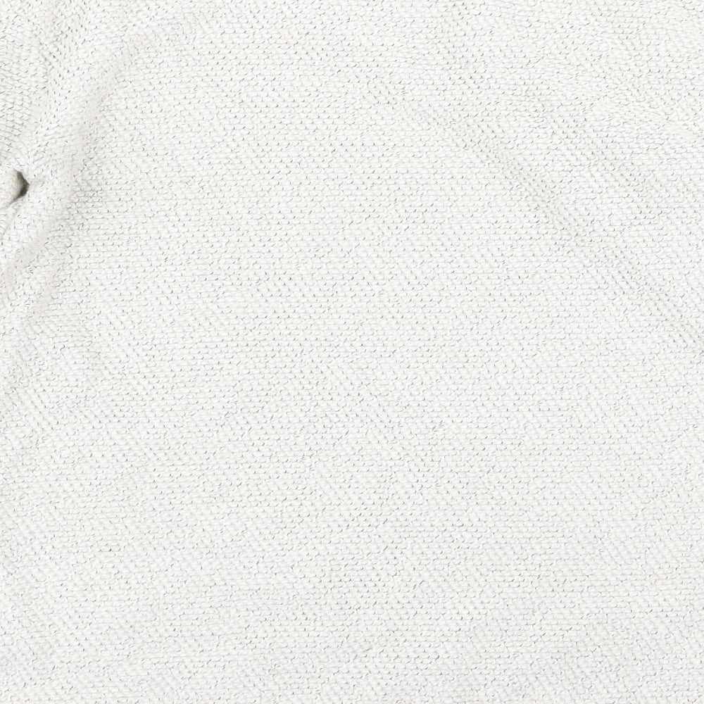 H&M Womens White   Pullover Jumper Size S