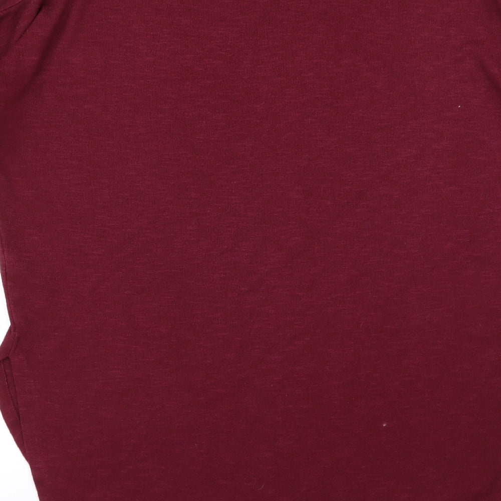 Papaya Womens Red   T-Shirt Dress  Size S