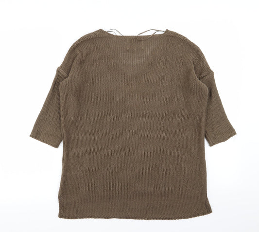 Papaya Womens Brown   Pullover Jumper Size 8