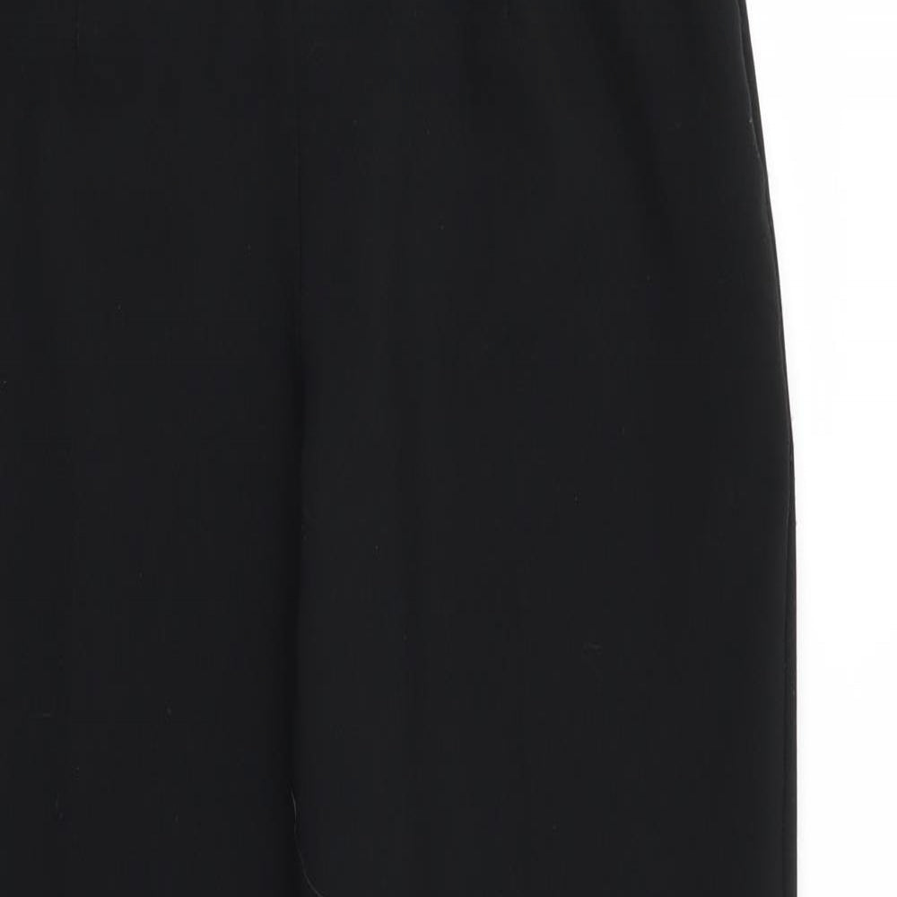 M&S Womens Black   Trousers  Size 12 L29 in