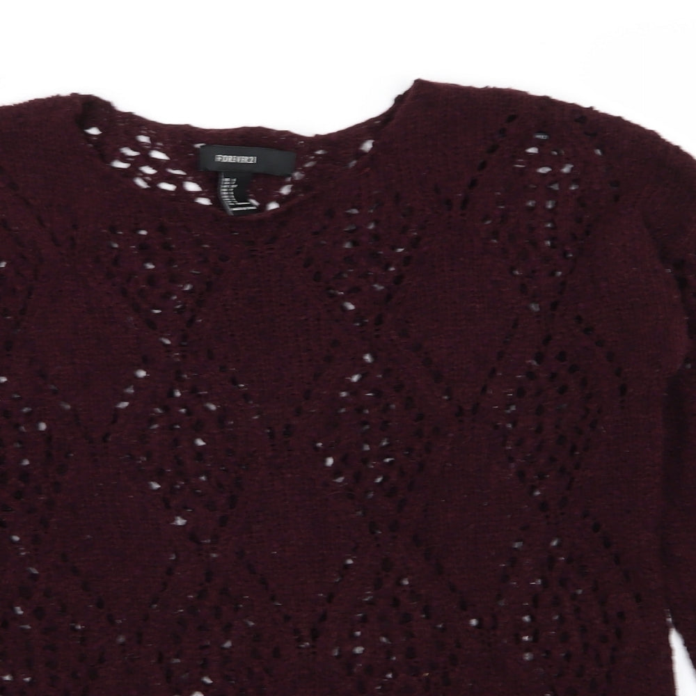 FOREVER 21 Womens Pink   Pullover Jumper Size S
