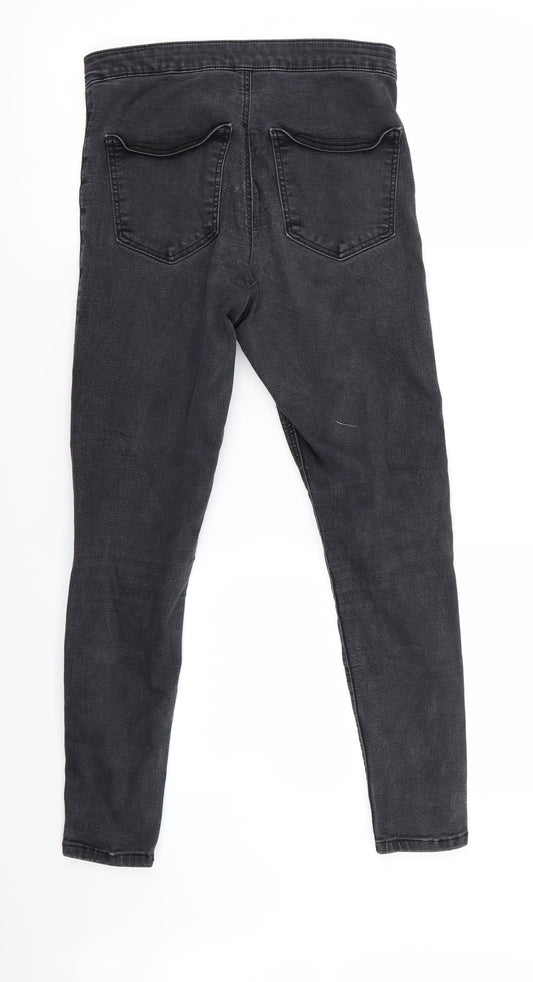 Topshop Womens Black   Skinny Jeans Size 28 L30 in