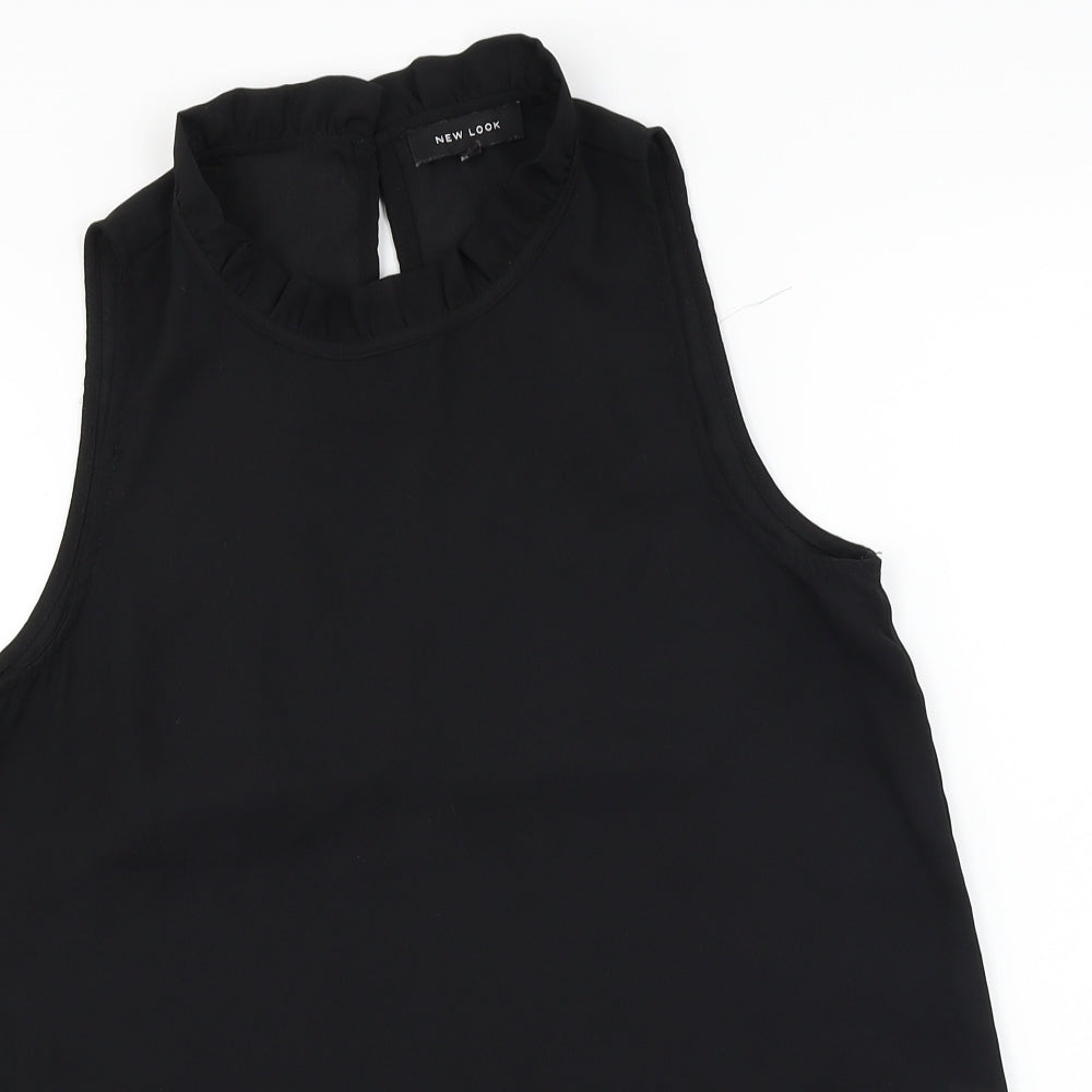 New Look  Womens Black   Basic T-Shirt Size 8