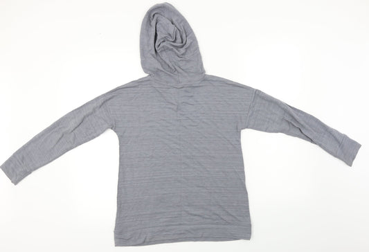 Justice  Womens Grey   Pullover Hoodie Size 14