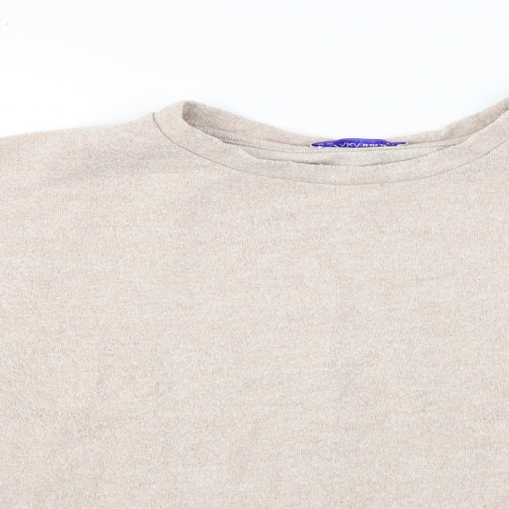 Zara Womens Beige   Pullover Jumper Size S