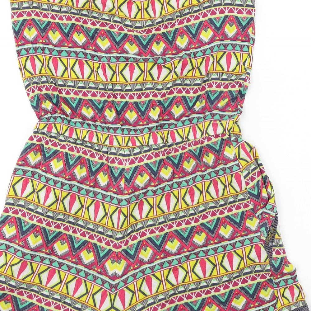 NEXT  Womens Red Herringbone  Jumpsuit One-Piece Size 10