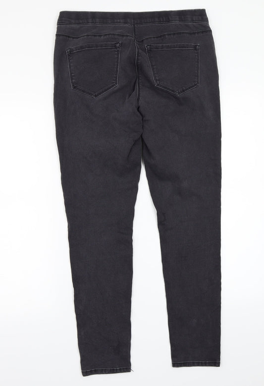George Womens Grey   Skinny Jeans Size 12 L27 in