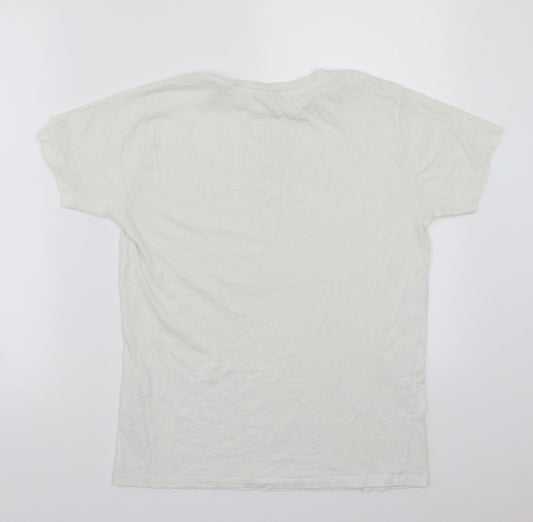ASOS Womens White   Basic T-Shirt Size 6