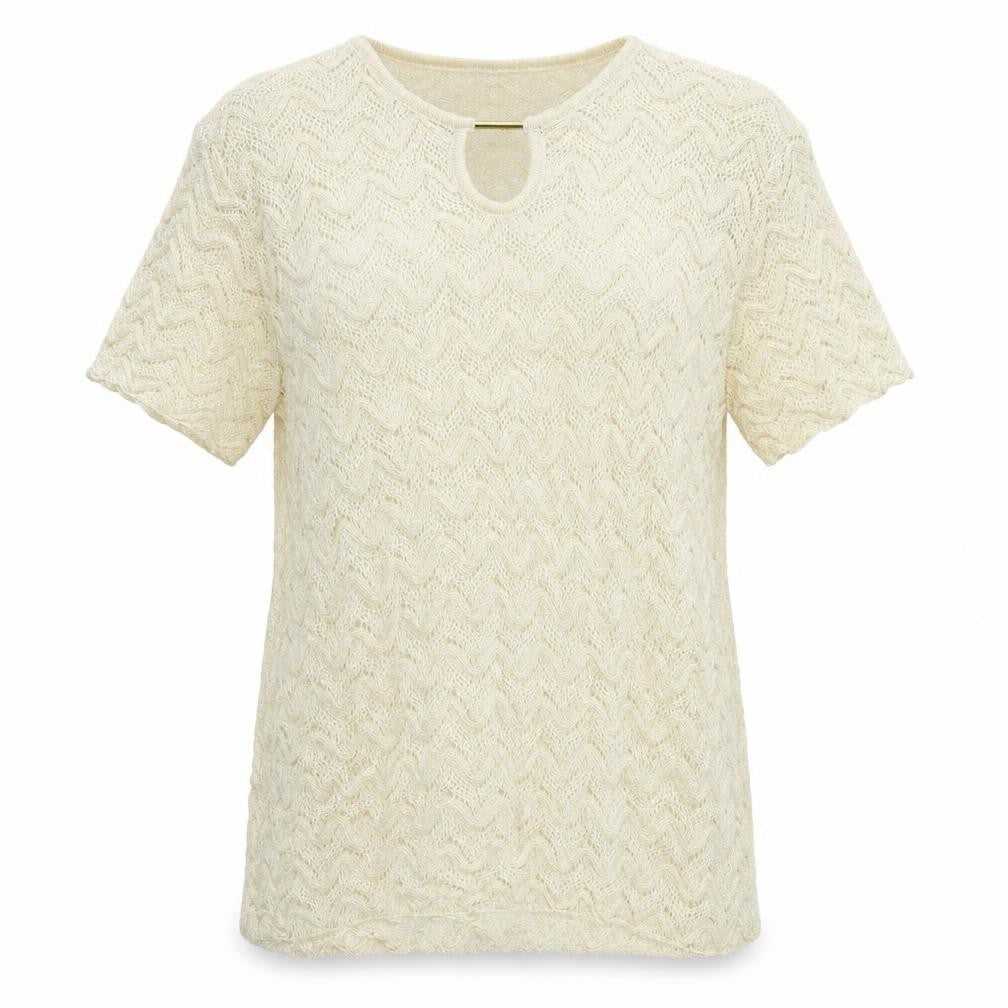 Damart Womens Beige   Basic T-Shirt Size M
