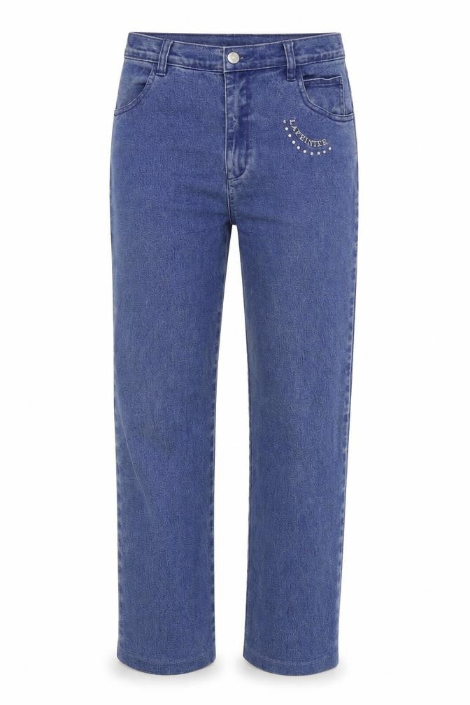 lafeinier Womens Blue  Denim Tapered Jeans Size 28 in L27 in