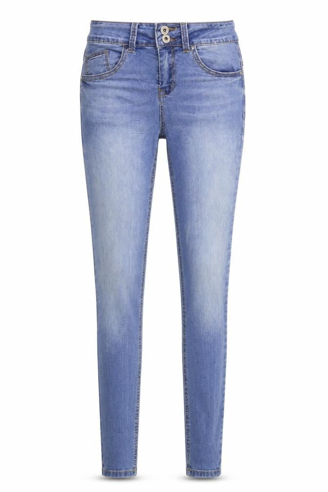 Denim & Co. Womens Blue  Denim Skinny Jeans Size 8 L29 in