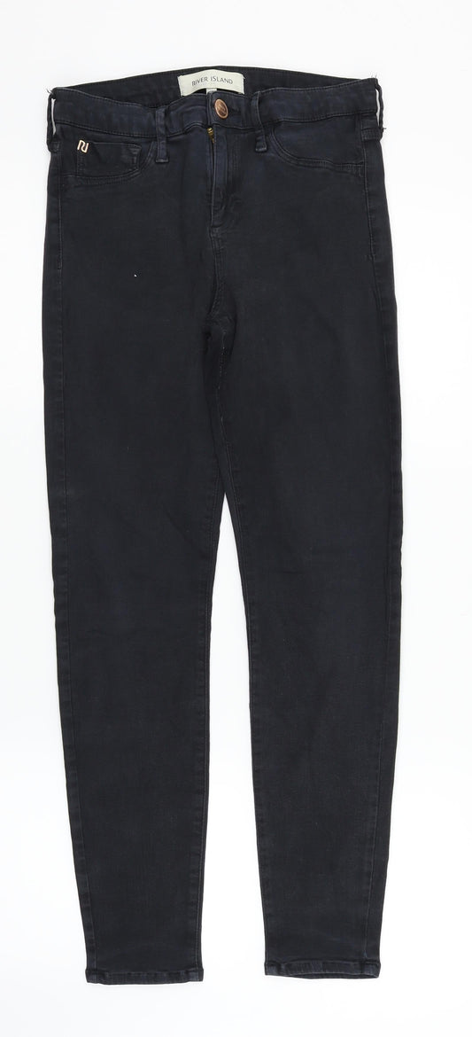 River Island Womens Black   Trousers  Size 10 L26 in