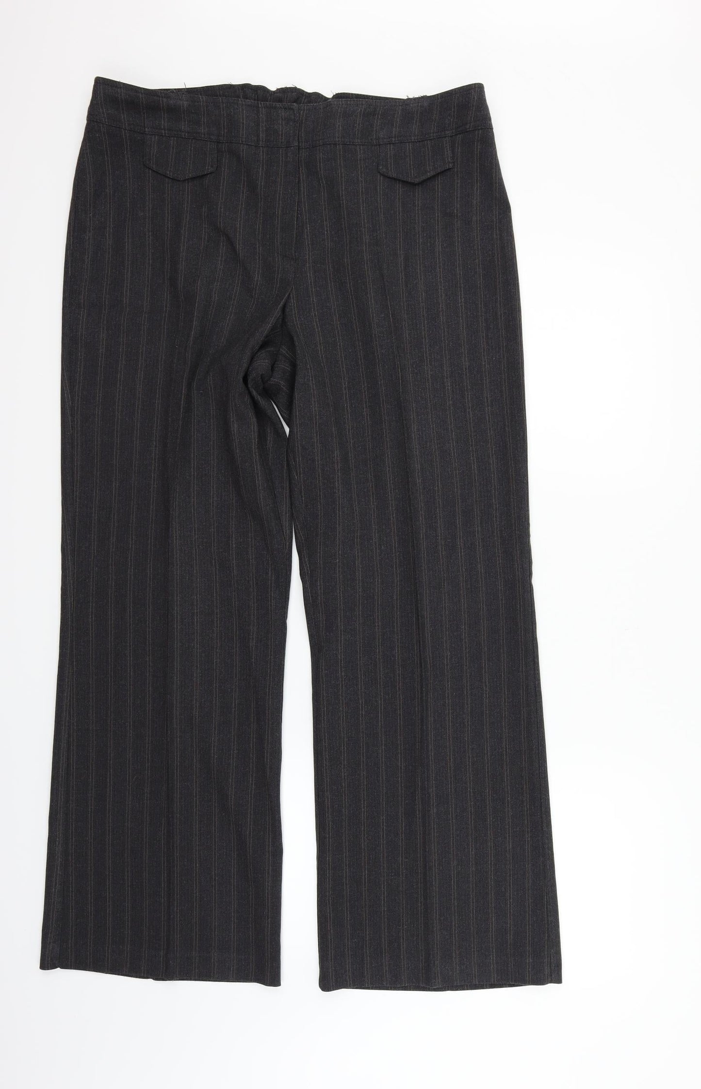 BHS Womens Black   Trousers  Size 16 L29 in