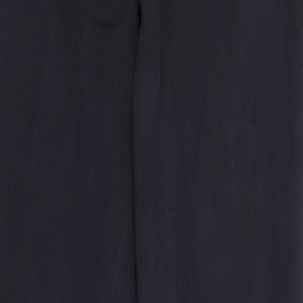 Topshop Womens Black   Straight Jeans Size S L32 in