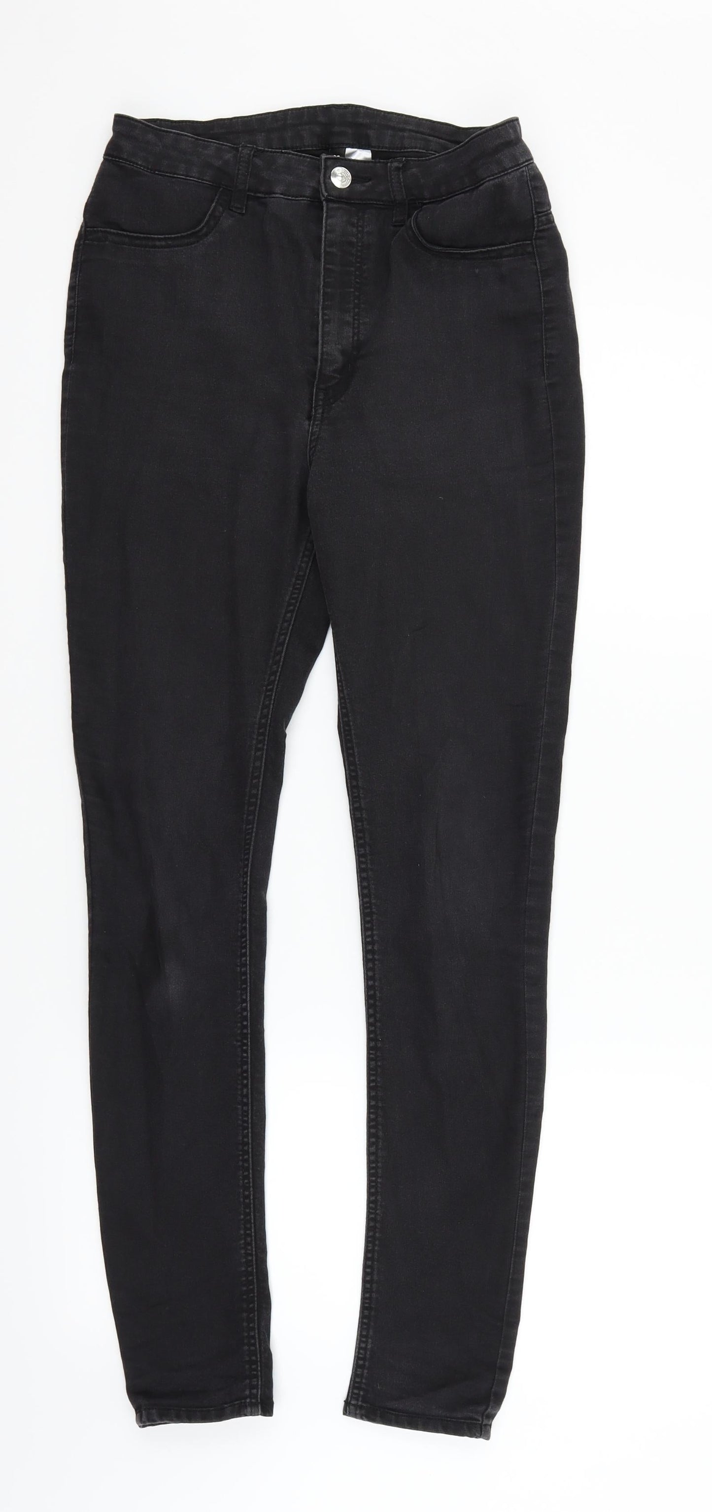 Divided Womens Black   Straight Jeans Size 12 L31 in