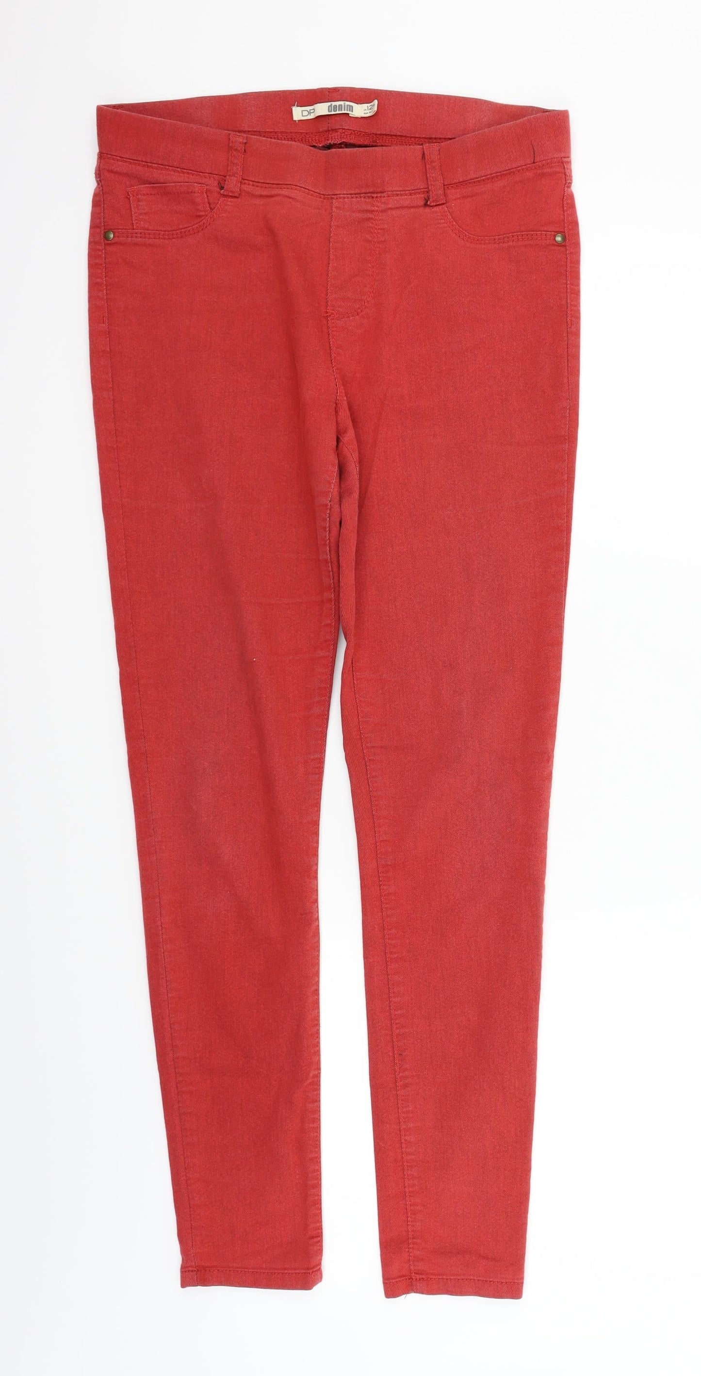 Dorothy Perkins Womens Red   Trousers  Size 12 L31 in
