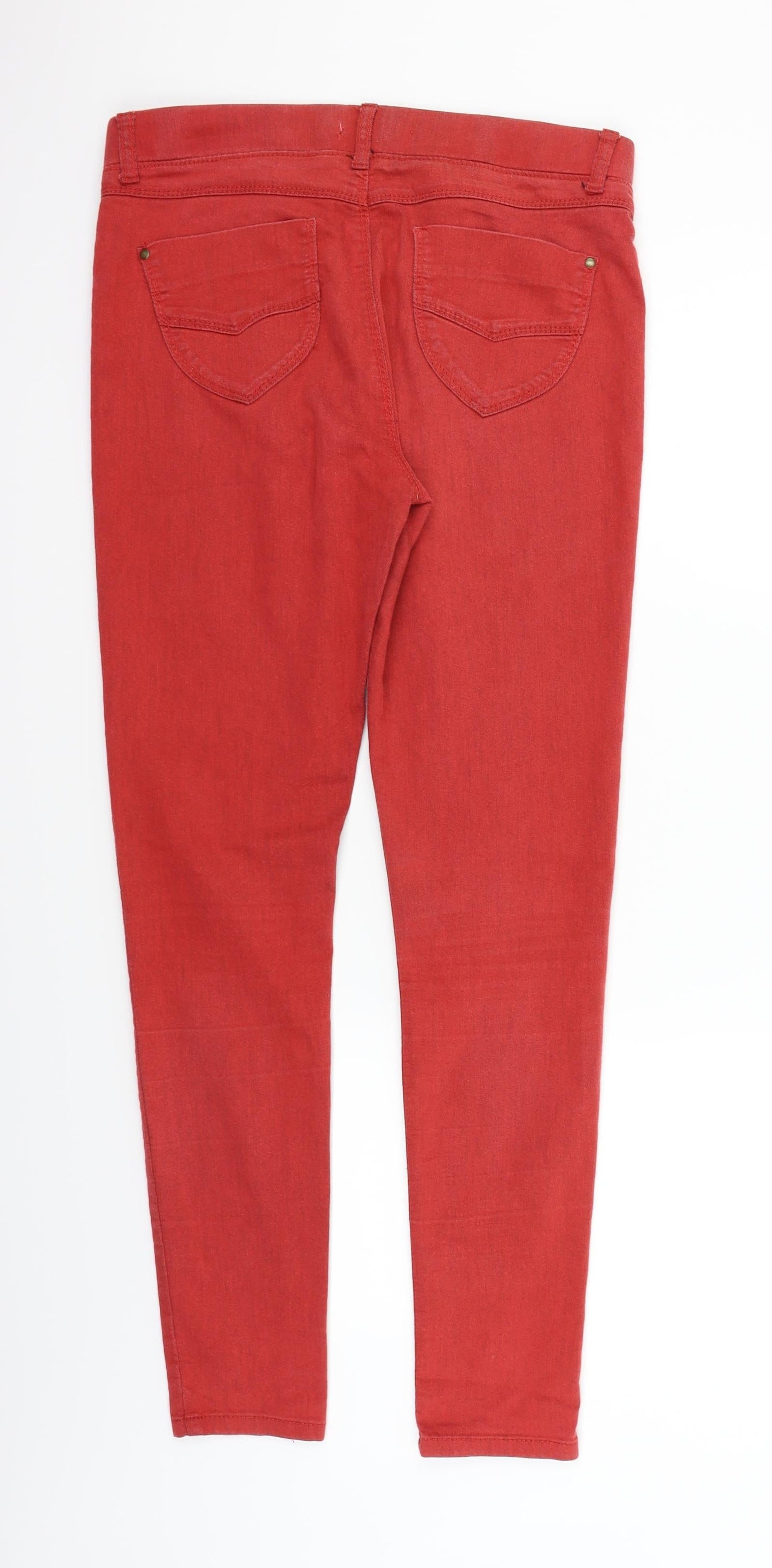 Dorothy Perkins Womens Red   Trousers  Size 12 L31 in