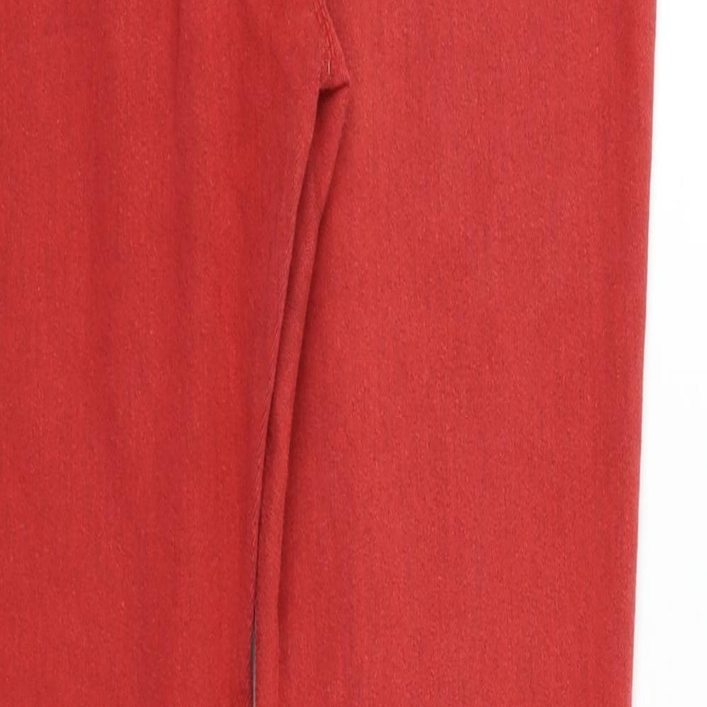 Dorothy Perkins Womens Red   Trousers  Size 12 L31 in