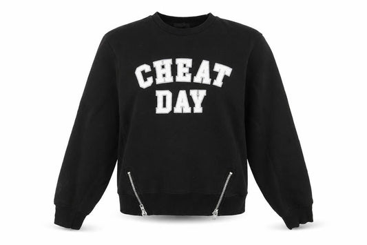 Primark Womens Black   Pullover Sweatshirt Size 6  - Cheat Day