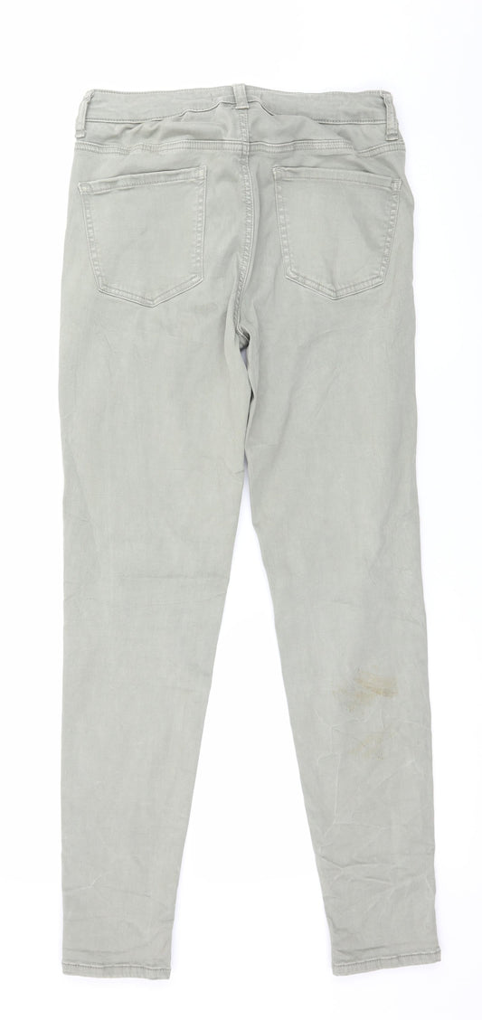Find Womens Green   Trousers  Size 10 L29 in