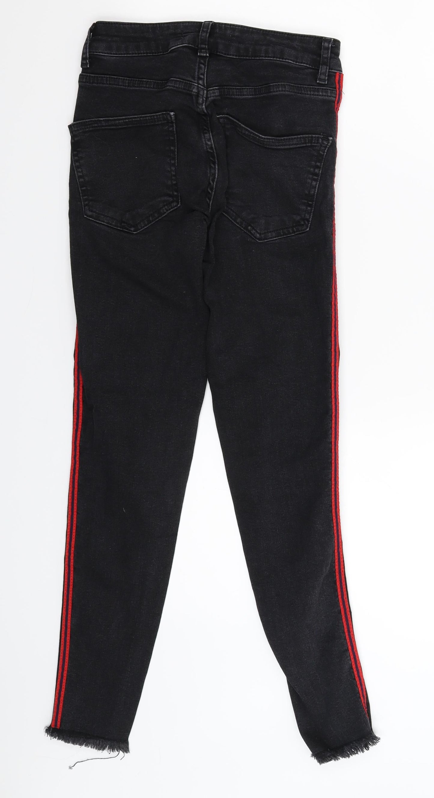 Denim Co Womens Black  Denim Skinny Jeans Size 6 L25 in