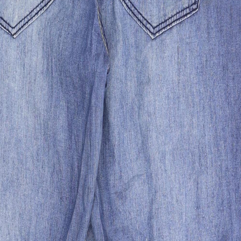RESERVED Womens Blue  Denim Straight Jeans Size 28 in L32 in