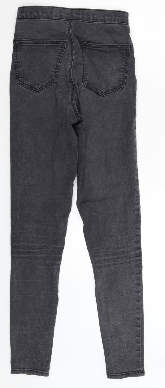 Topshop Womens Black  Denim Jegging Jeans Size 26 in L30 in