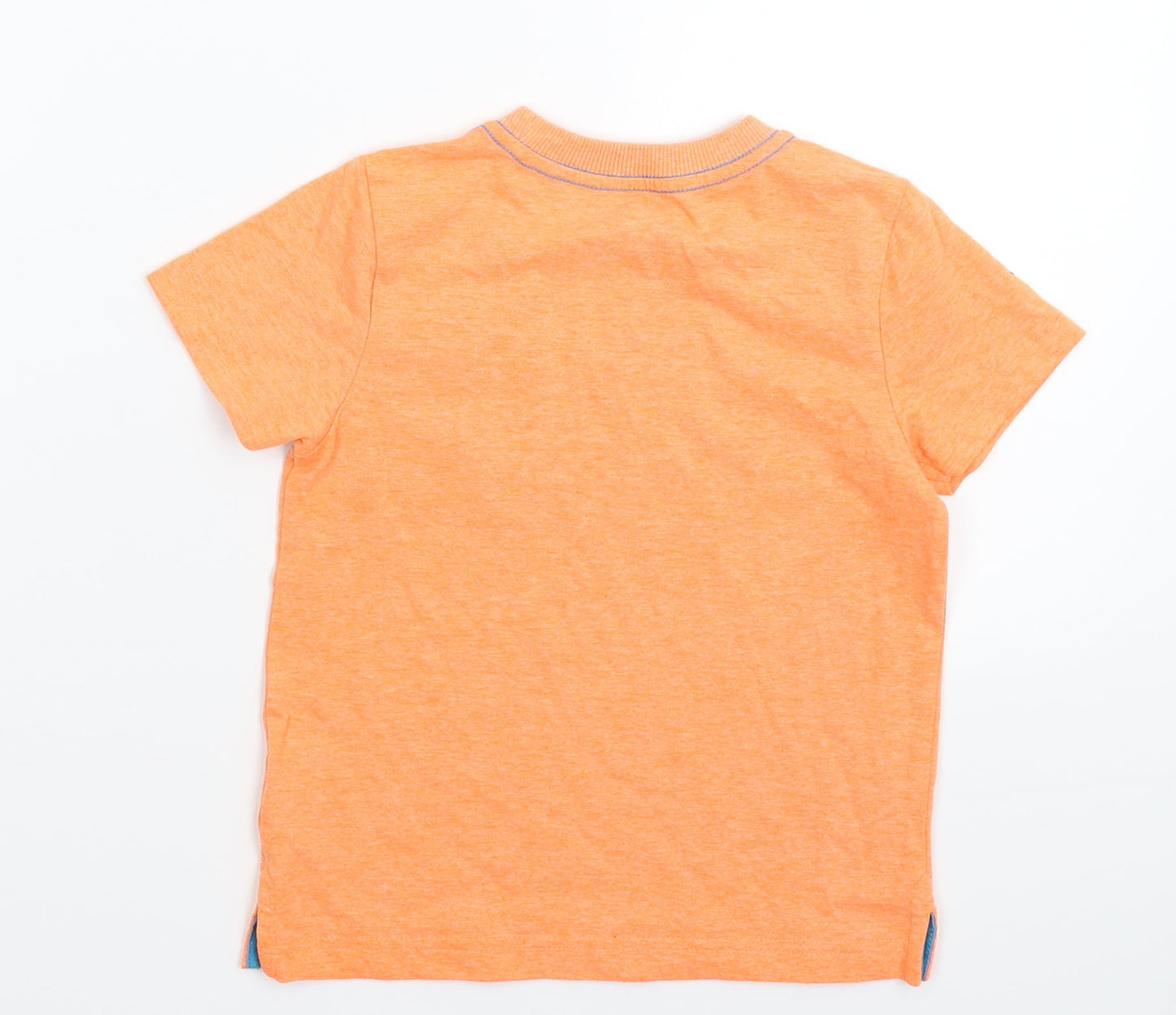 F&F Boys Orange   Basic T-Shirt Size 3-4 Years
