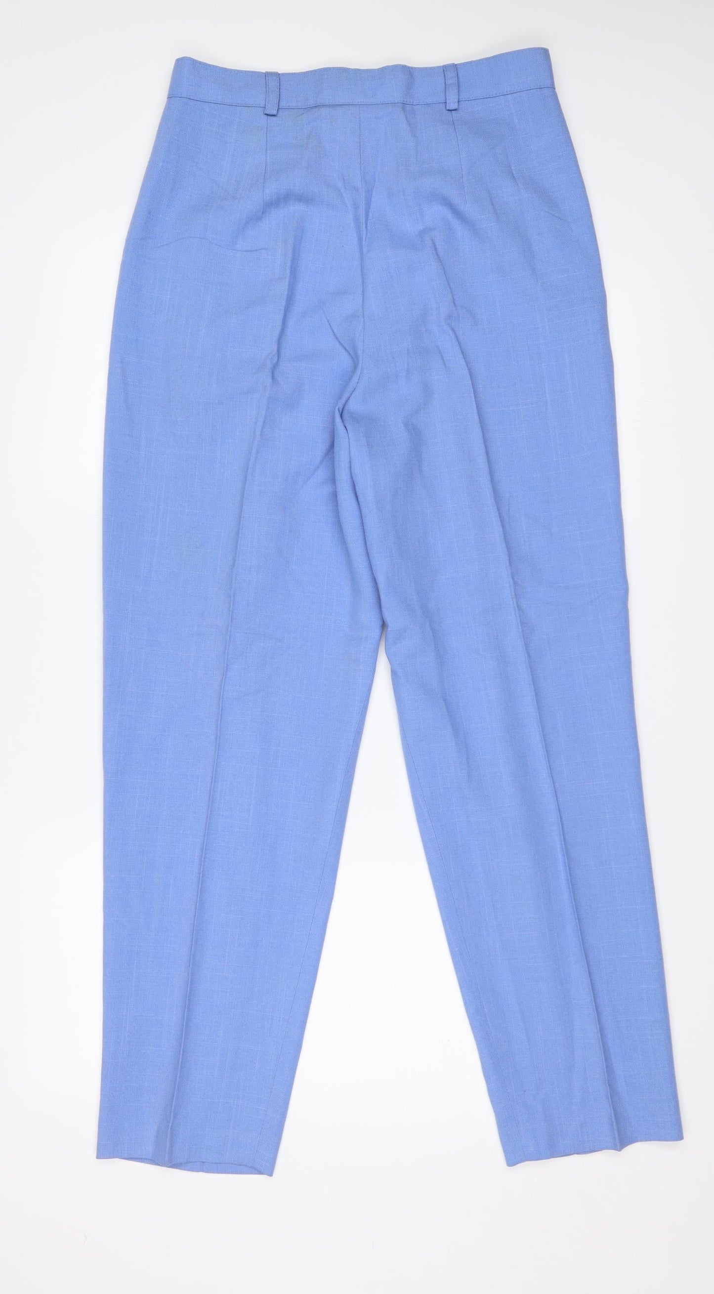 First Avenue Womens Blue   Capri Trousers Size 14 L28 in