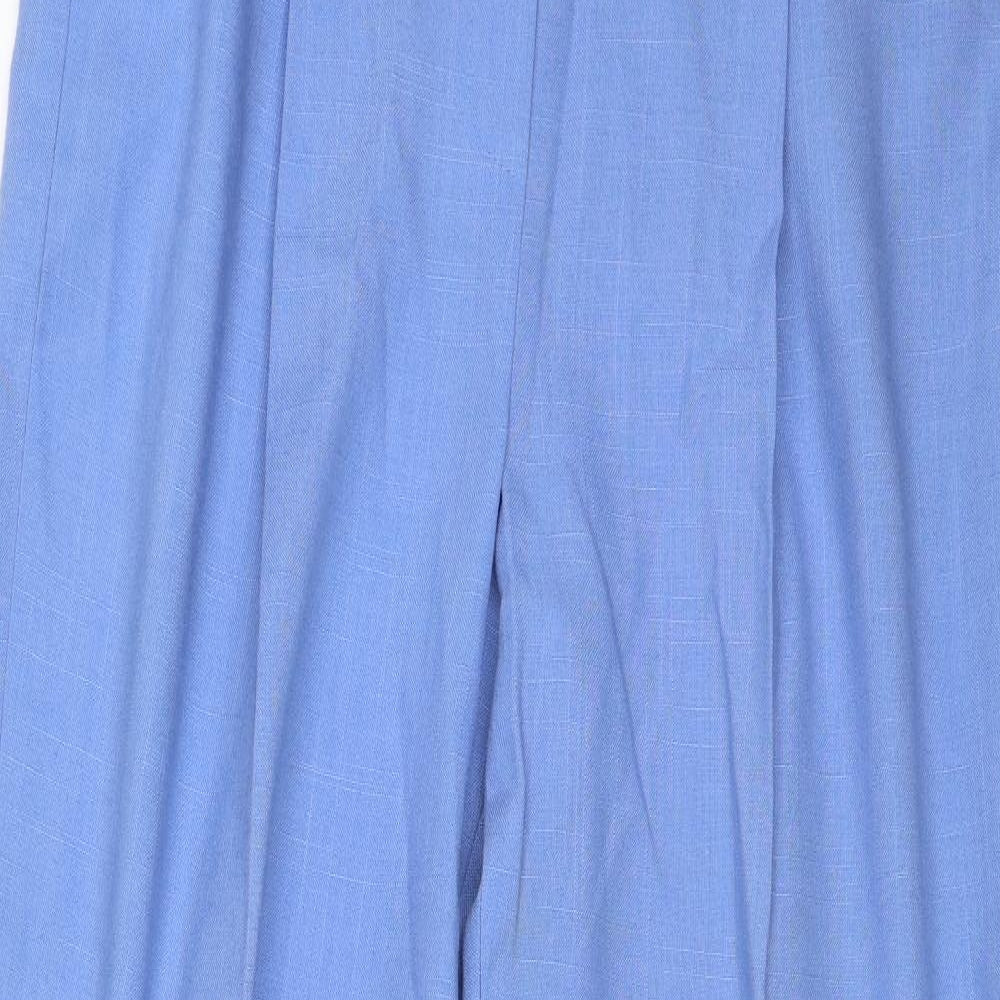 First Avenue Womens Blue   Capri Trousers Size 14 L28 in
