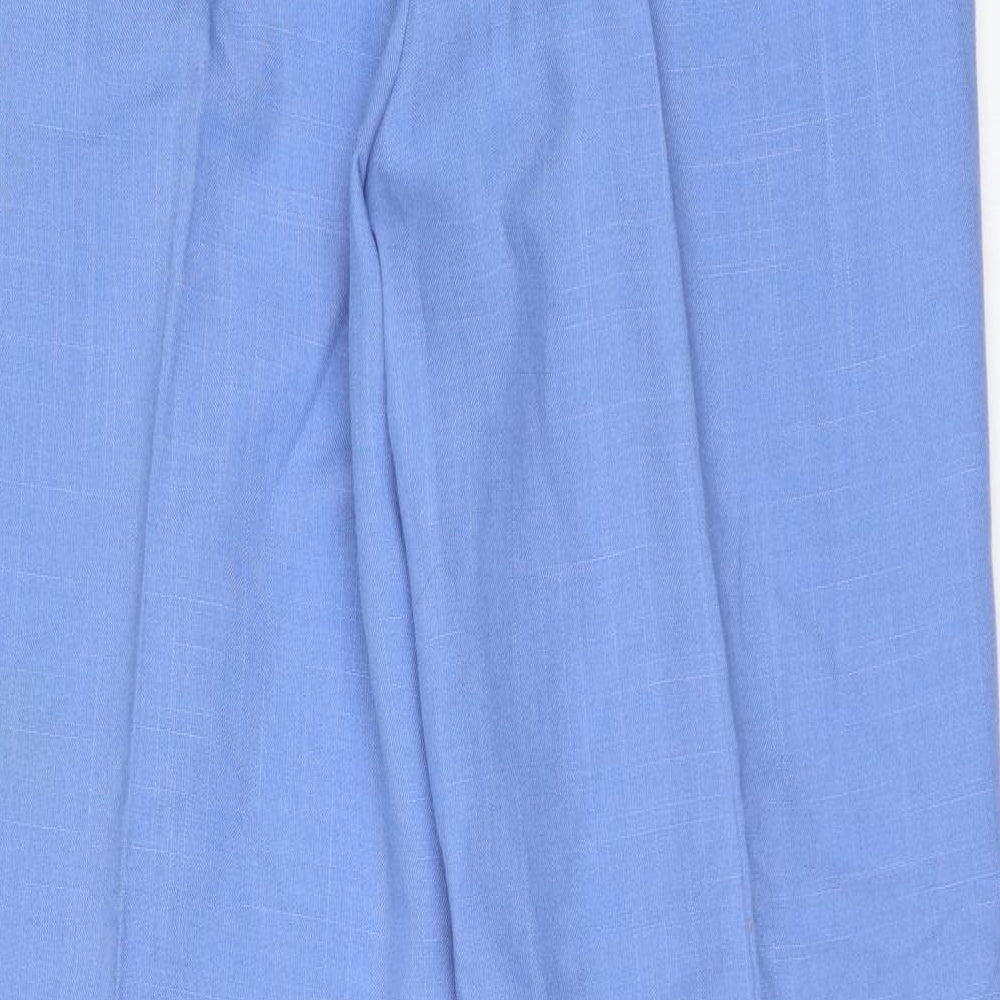 First Avenue Womens Blue   Capri Trousers Size 14 L28 in