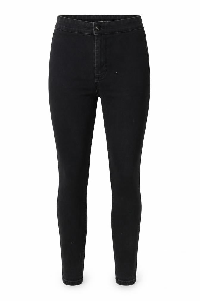 Denim & Co. Womens Black  Denim Skinny Jeans Size 10 L27 in