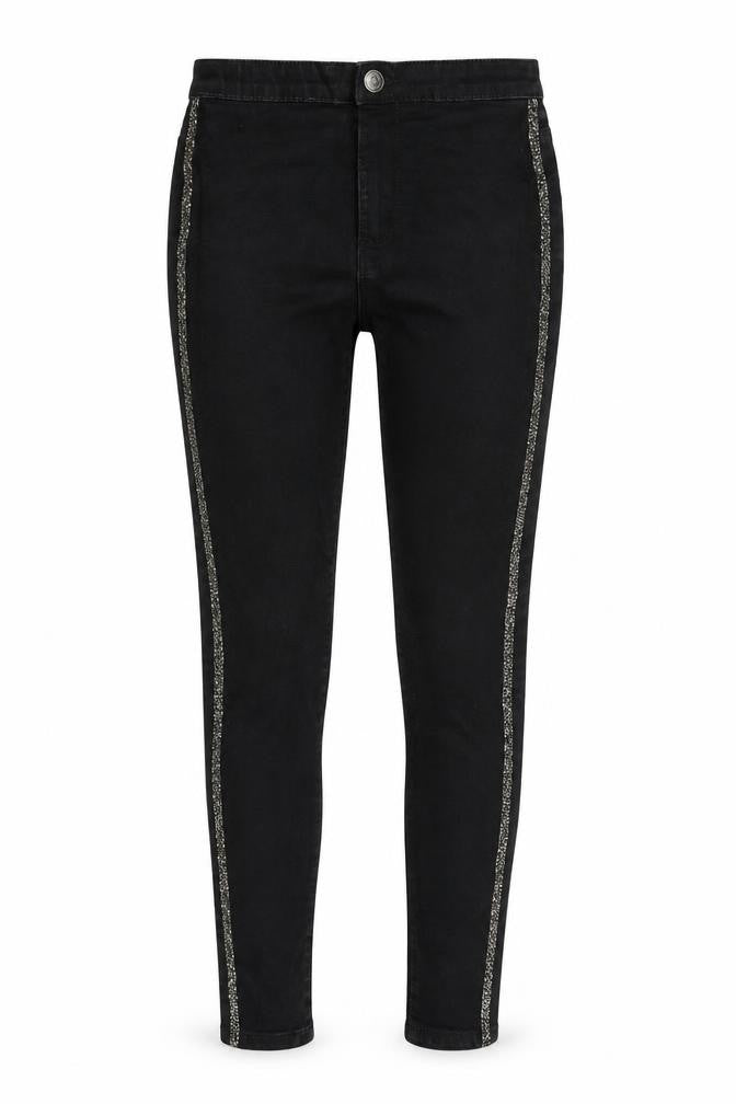 Denim & Co. Womens Black  Denim Skinny Jeans Size 6 L27 in