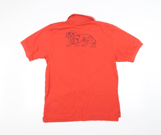 Lonsdale Mens Red    Polo Size L