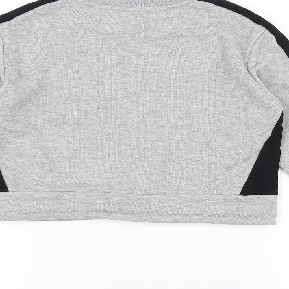 closure Boys Grey   Pullover Jumper Size 12-13 Years