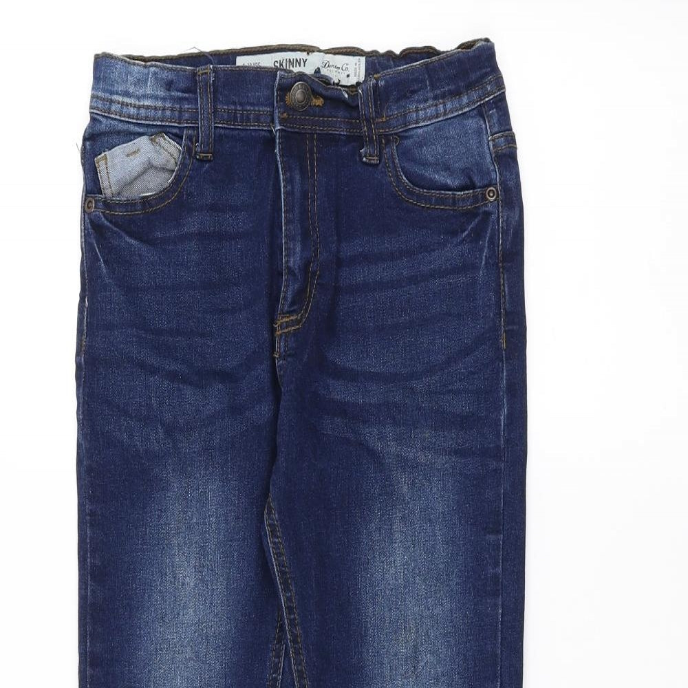 Denim & Co. Girls Blue   Skinny Jeans Size 9-10 Years