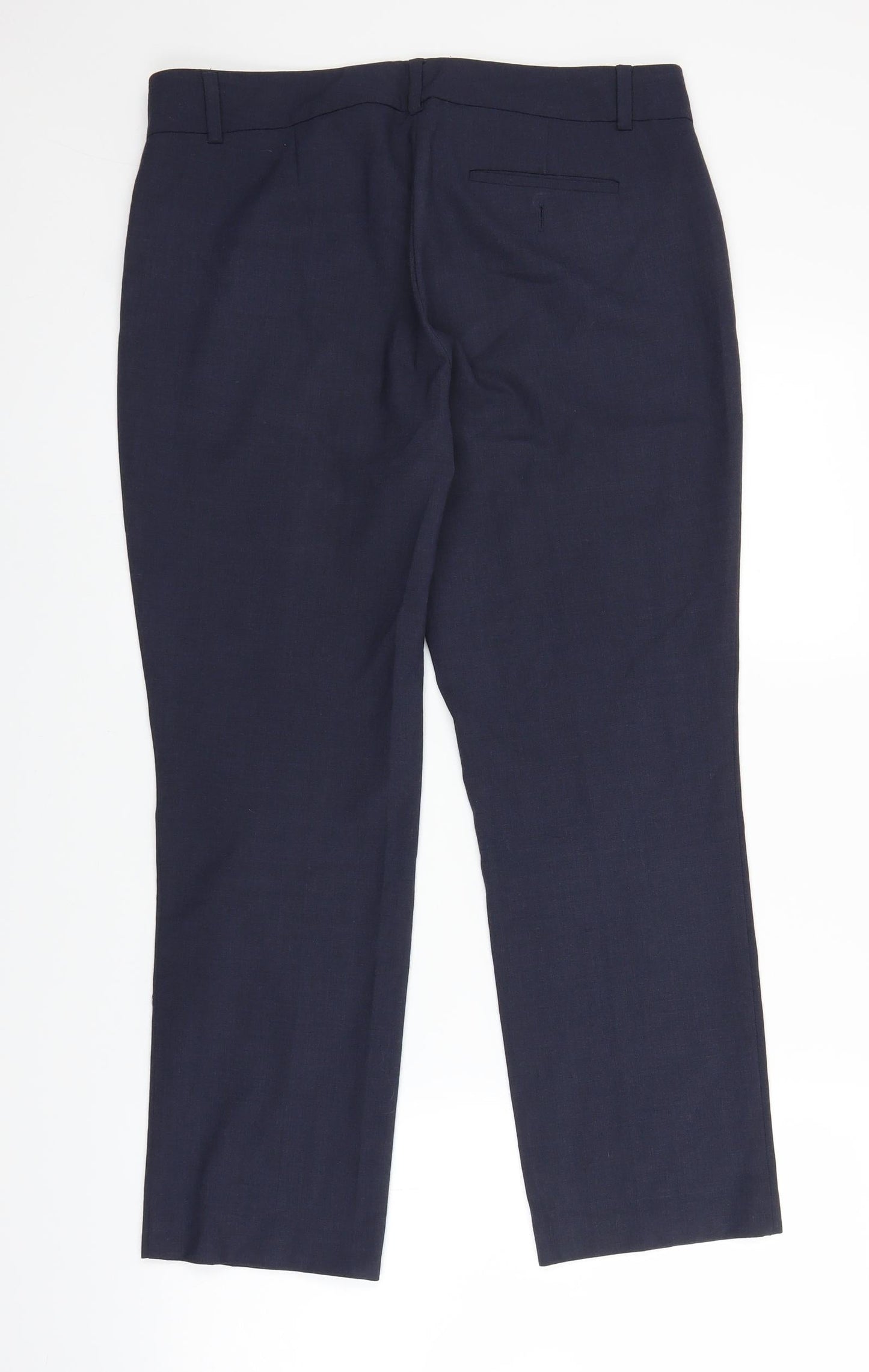 Marks and Spencer Womens Blue   Trousers  Size 12 L25 in