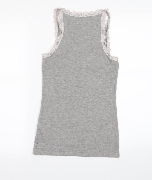 love lounge Womens Grey   Tunic T-Shirt Size XS