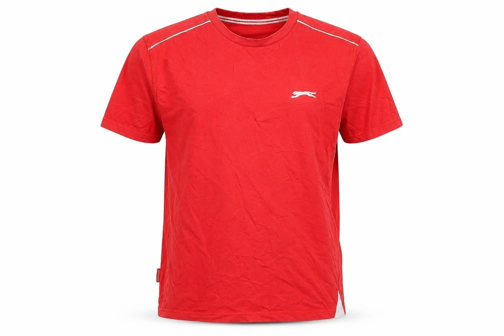 Mens UK Size XS Slazenger Red  Cotton T-Shirt