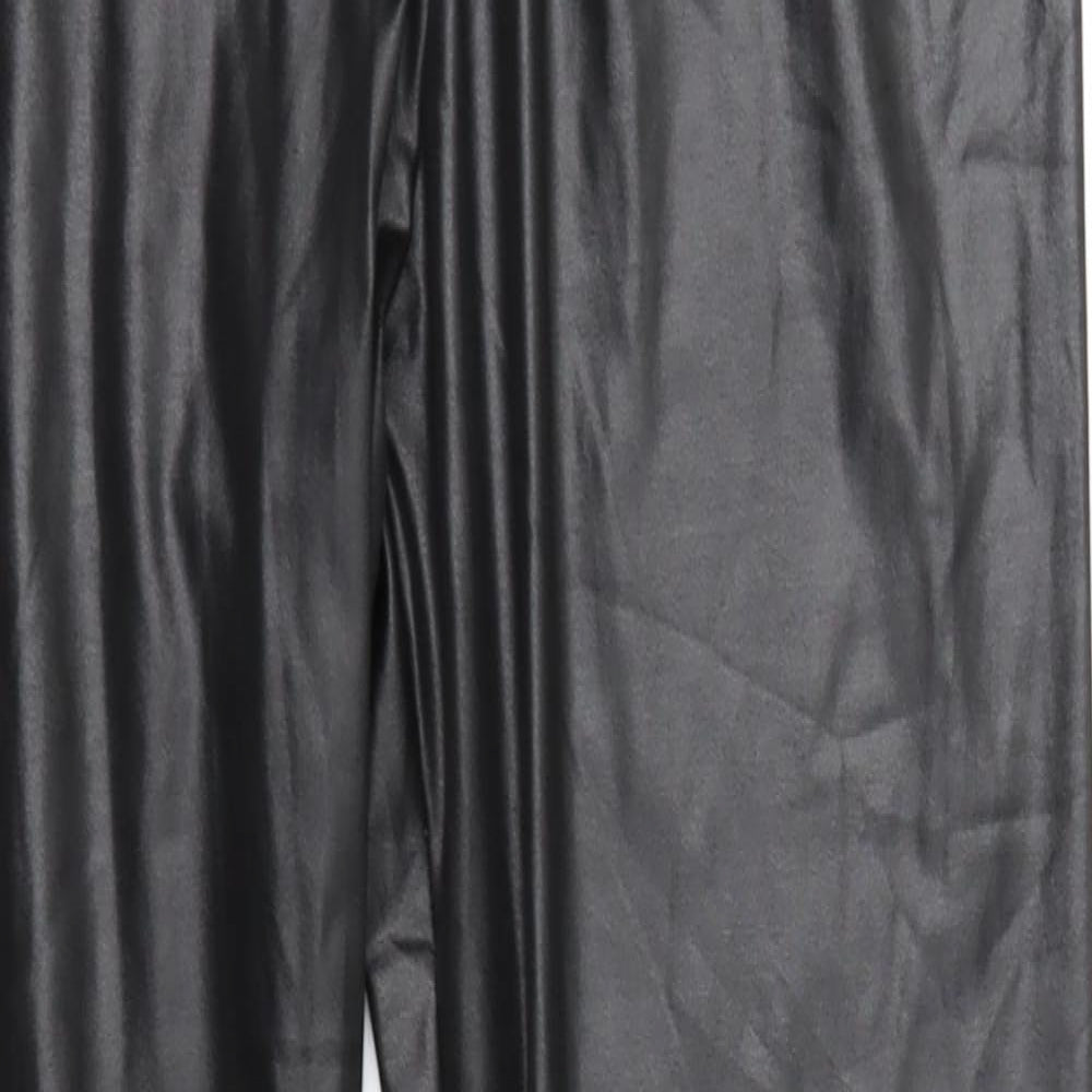Boohoo Womens Black   Trousers  Size 12 L28 in