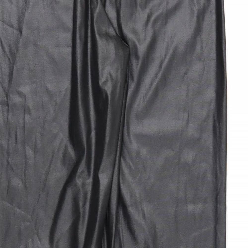 Boohoo Womens Black   Trousers  Size 12 L28 in