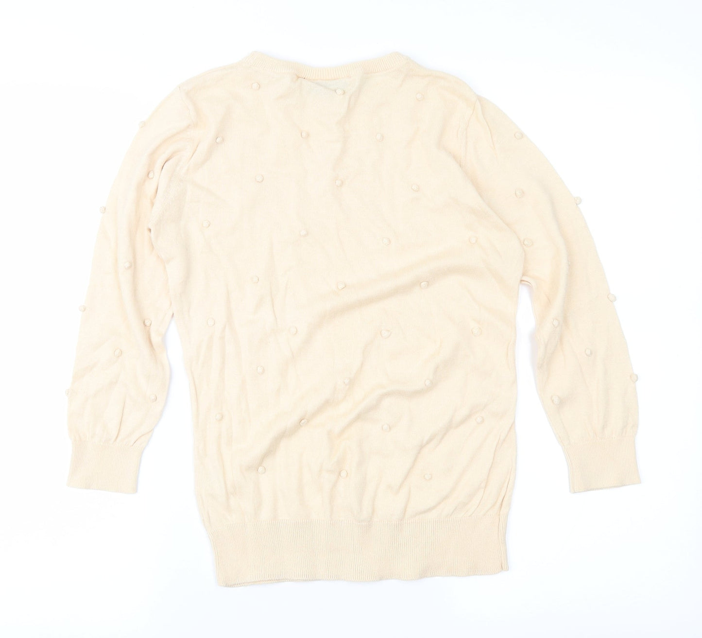 Warehouse Womens Beige   Pullover Jumper Size 10