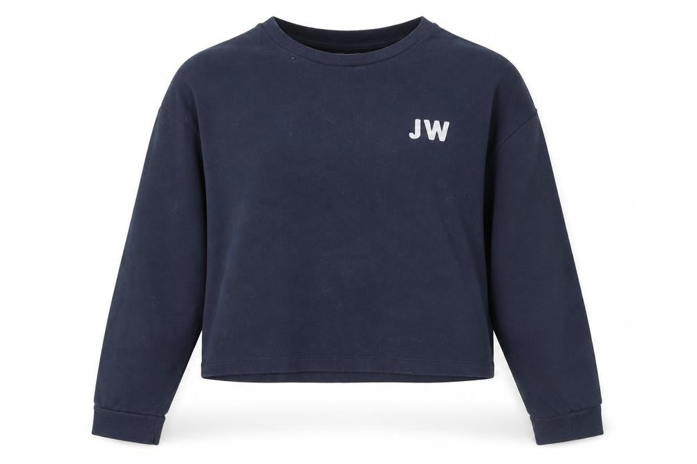 Womens UK 12 Regular Jack Wills Blue Pullover Sweatshirt