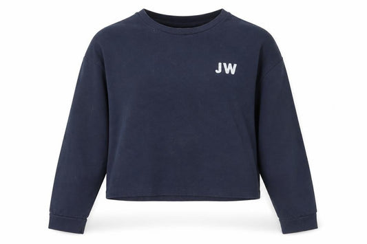 Womens UK 12 Regular Jack Wills Blue Pullover Sweatshirt