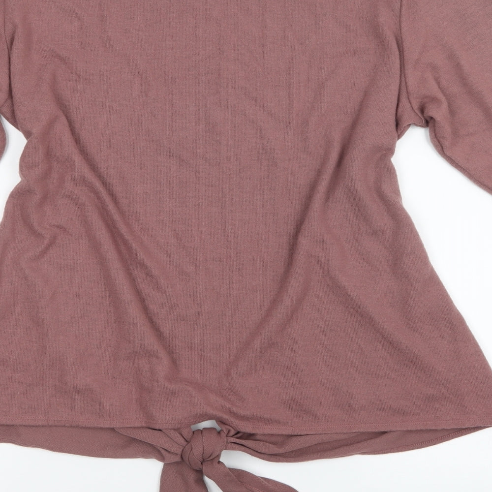 Preworn Womens Purple   Basic T-Shirt Size 18