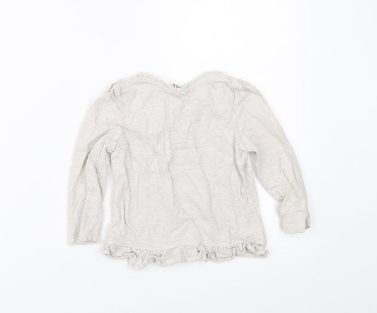 Mini Club Girls Beige    T-Shirt Size 2-3 Years