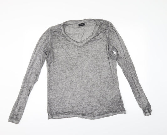 Villa Womens Grey   Basic T-Shirt Size XL