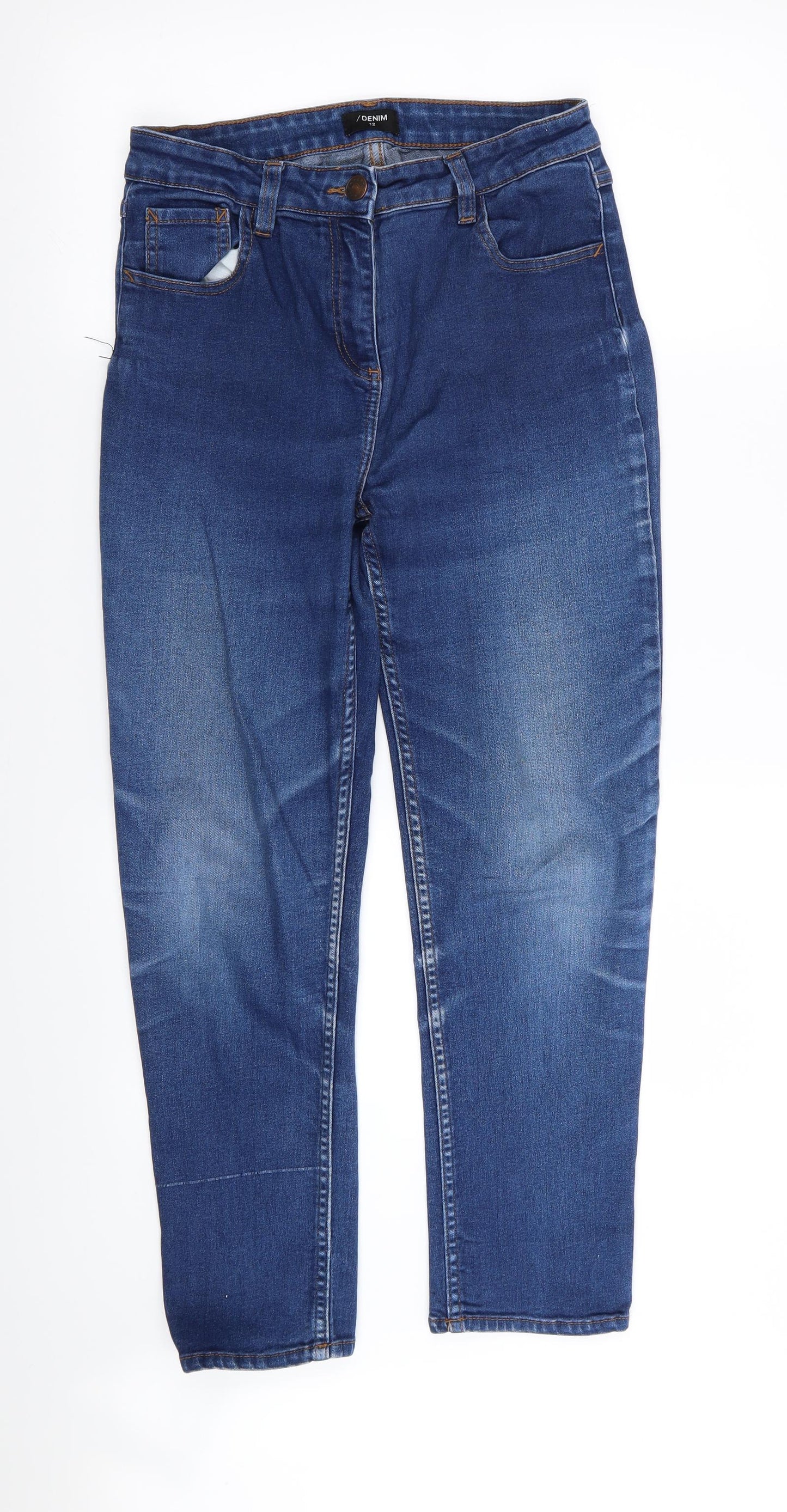 Denim Womens Blue   Skinny Jeans Size 12 L26 in